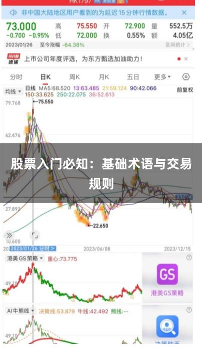 股票入门必知：基础术语与交易规则